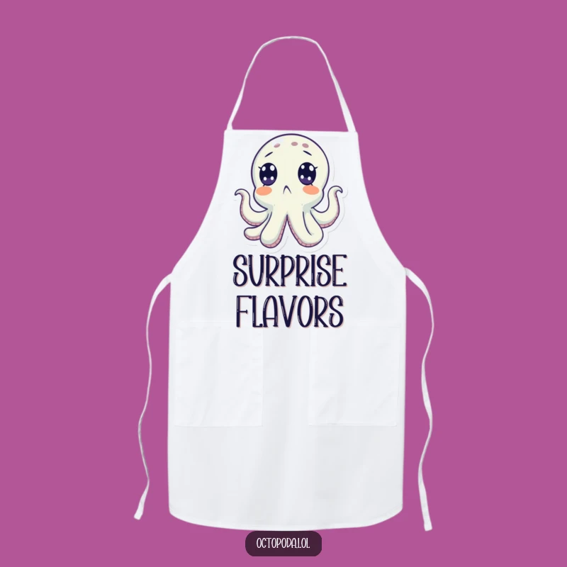 Funny Octopus Surprise Apron: Kitchen Shock, Perfect Humorous Gift