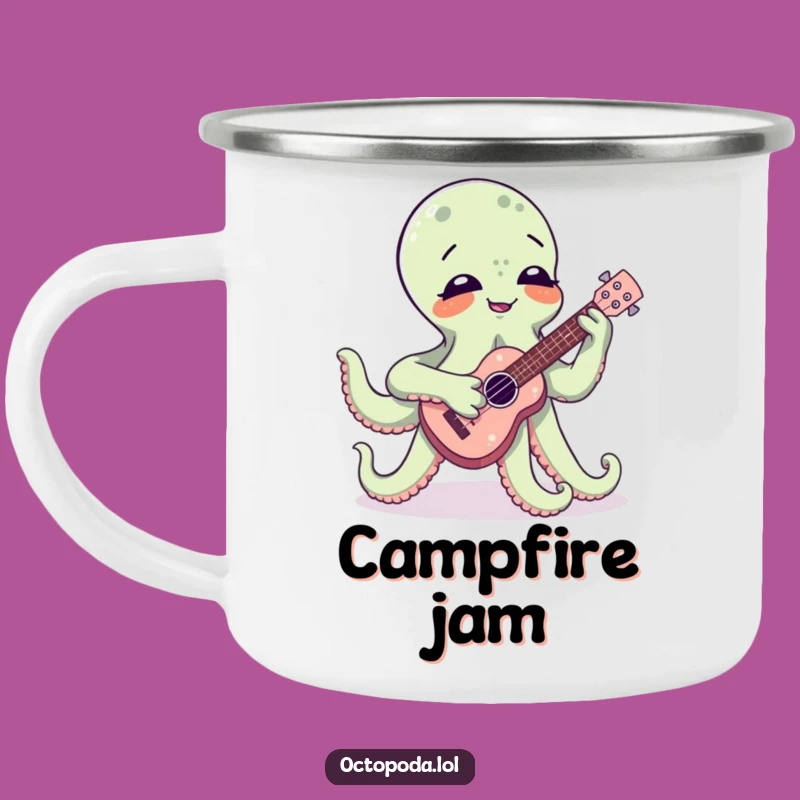 Funny Octopus Campfire Mug: Musical Adventures Under the Stars
