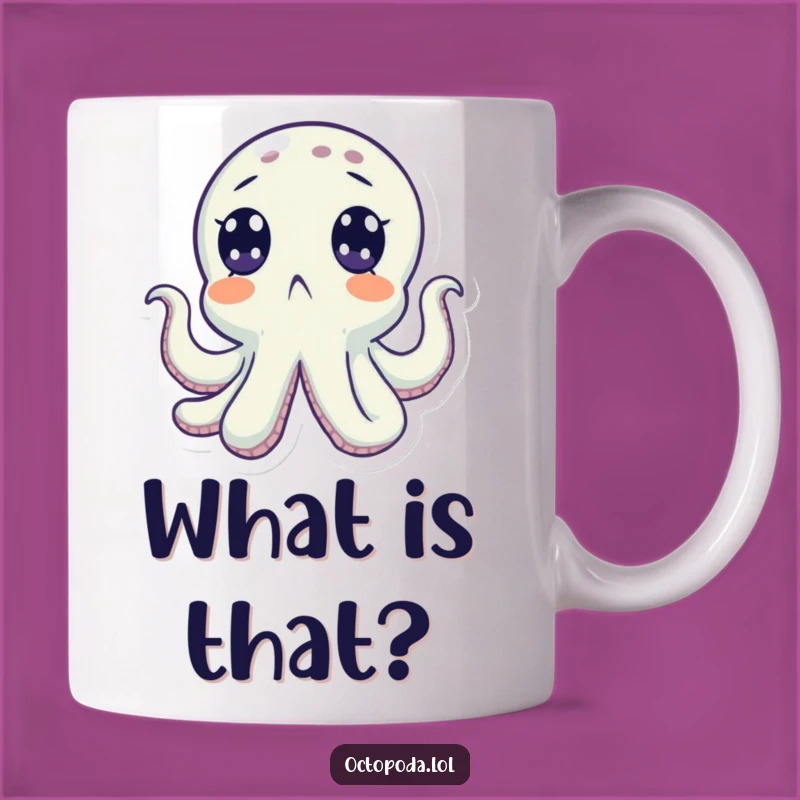 Funny Octopus Surprise Mug: Wide-Eyed Wonder, Perfect Humorous Gift