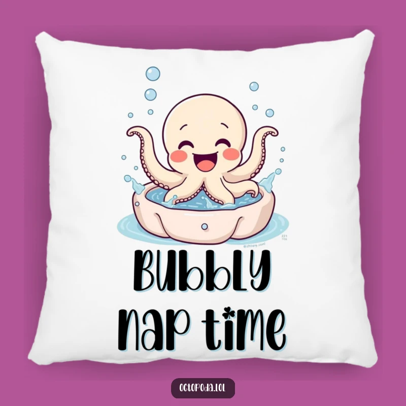 Funny Octopus Splash Pillow: Excited Character Cushion, Soft and Hilarious Funny Gift