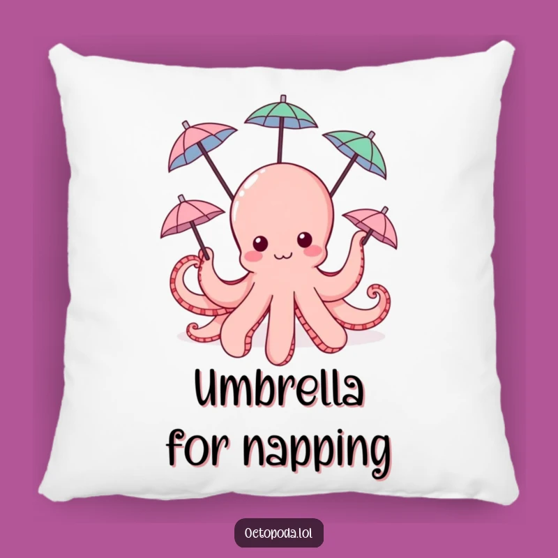 Funny Octopus Umbrella Pillow - Plush Comfort with Tentacle Fun