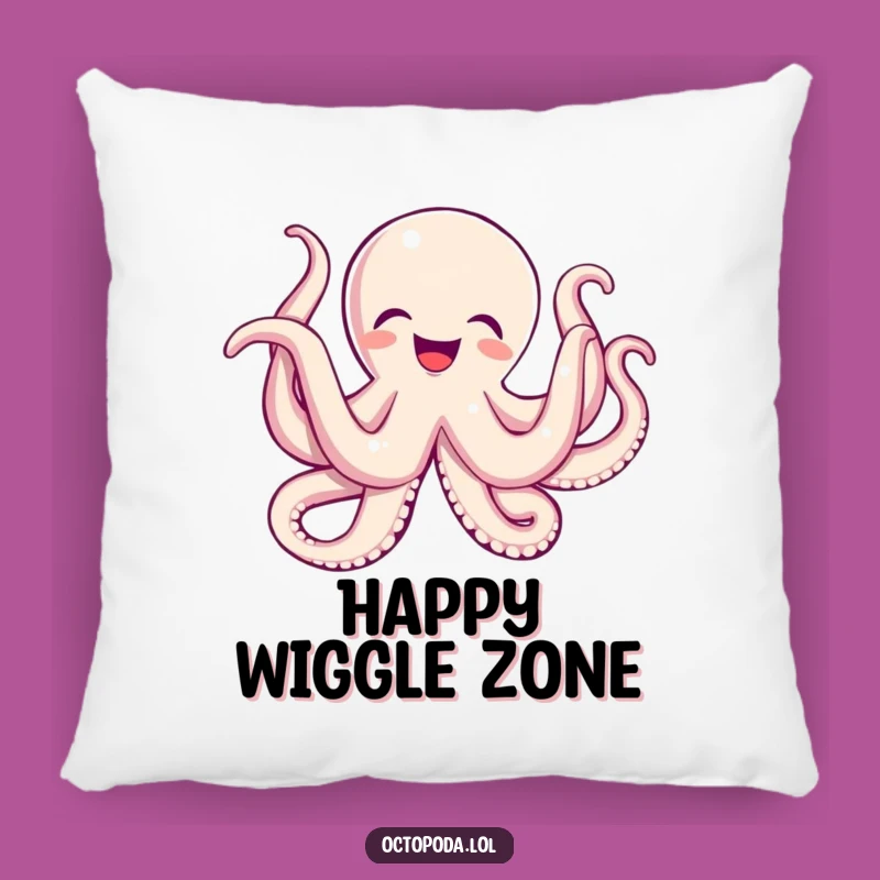 Funny Octopus Wiggle Joy Pillow: Cuddle Up with Happiness!