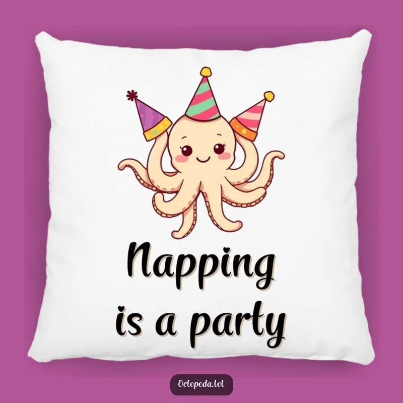 Funny Tangled Octopus Pillow: Cute Character Cushion, Soft and Hilarious Funny Gift