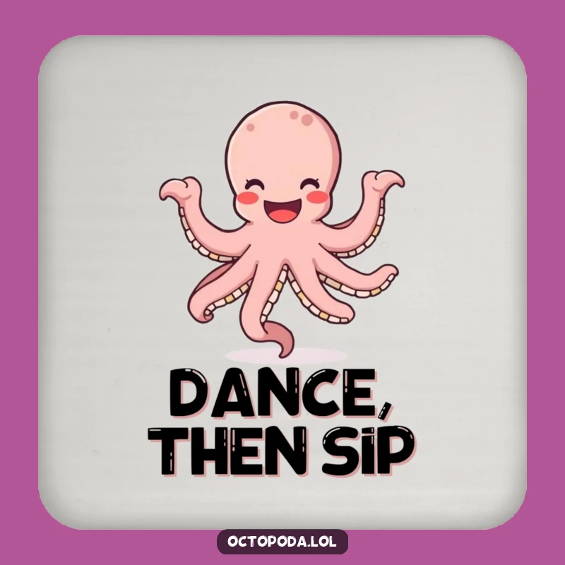 Funny Octopus Dancing Coasters: Add Fun to Your Table