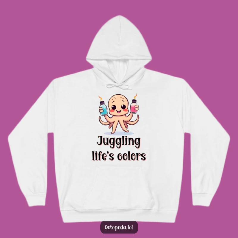 Cozy Funny Octopus Art Hoodie: Stay Creative with This Funny Gift