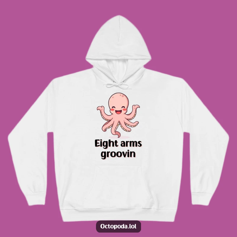 Funny Octopus Dancing Hoodie: Cozy Comfort for Your Happy Moves