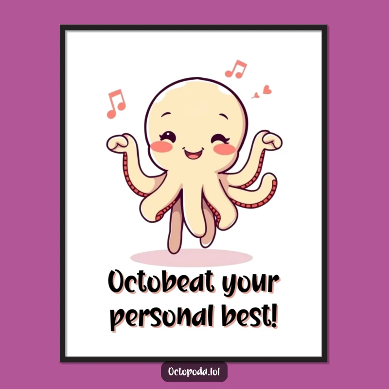 Free Printable Octopus Dance Wall Art - Funky, Downloadable Decor to Make You Smile!