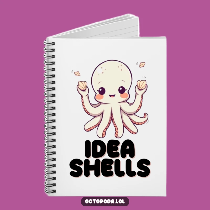 Funny Juggling Octopus Notebook: Jot Down Talents, Perfect Funny Gift