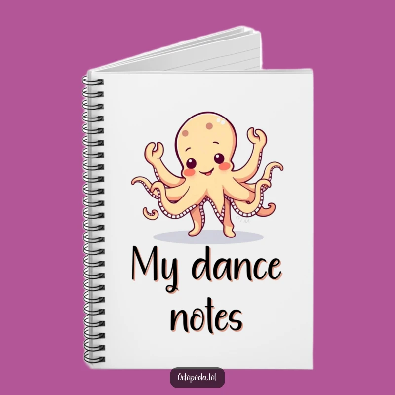 Funny Octopus Jig Notebook: Wobbly Dancing Character Journal, For Fun Notes and Funny Gifts