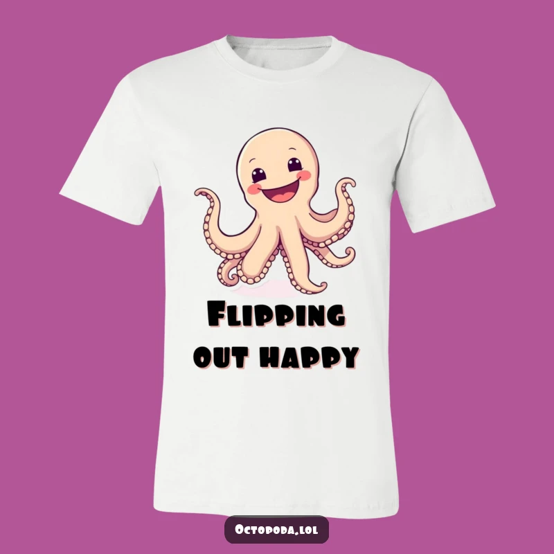 Funny Cartwheeling Octopus Tee: Unleash Your Fun, Awesome Gift