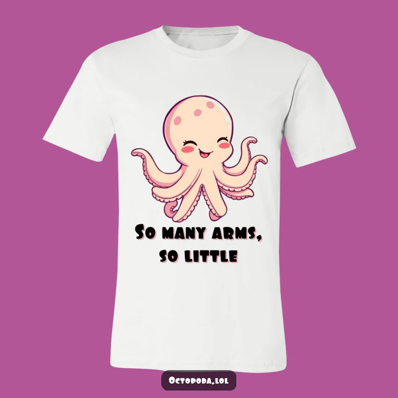 Funny Dancing Octopus T-Shirt: Hilarious Wink and Groove Tee for Adults