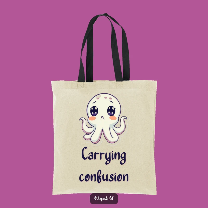 Funny Octopus Surprise Tote Bag: Ocean Wonder, Perfect Humorous Gift
