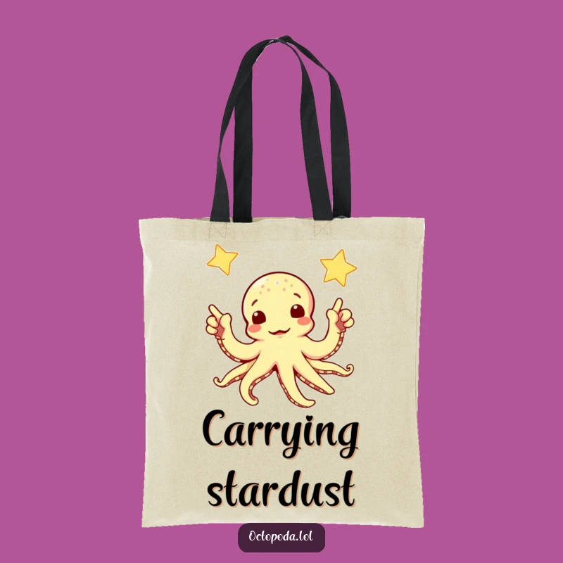 Funny Curious Octopus Tote: Carry Your Dreams, Ideal Gift Bag
