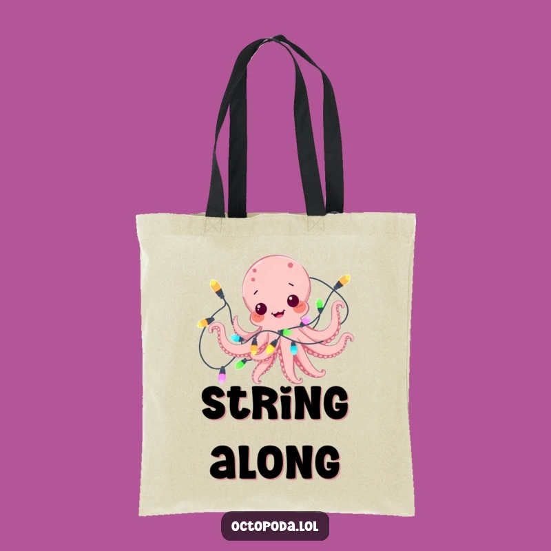 Funny Octopus Holiday Tote: Carry Your Festive Fun
